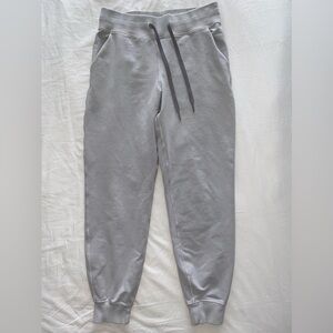 Lululemon Loop Back Jogger Size 6 Light Grey